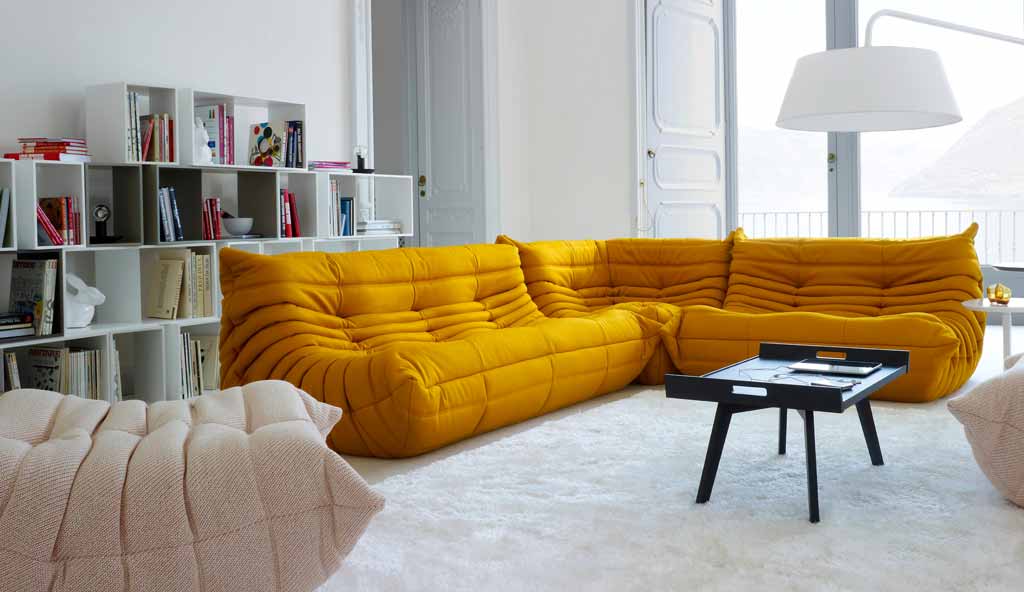 Wohnzimmer blau gelb: modernes wohnzimmer coole bilder mit ...